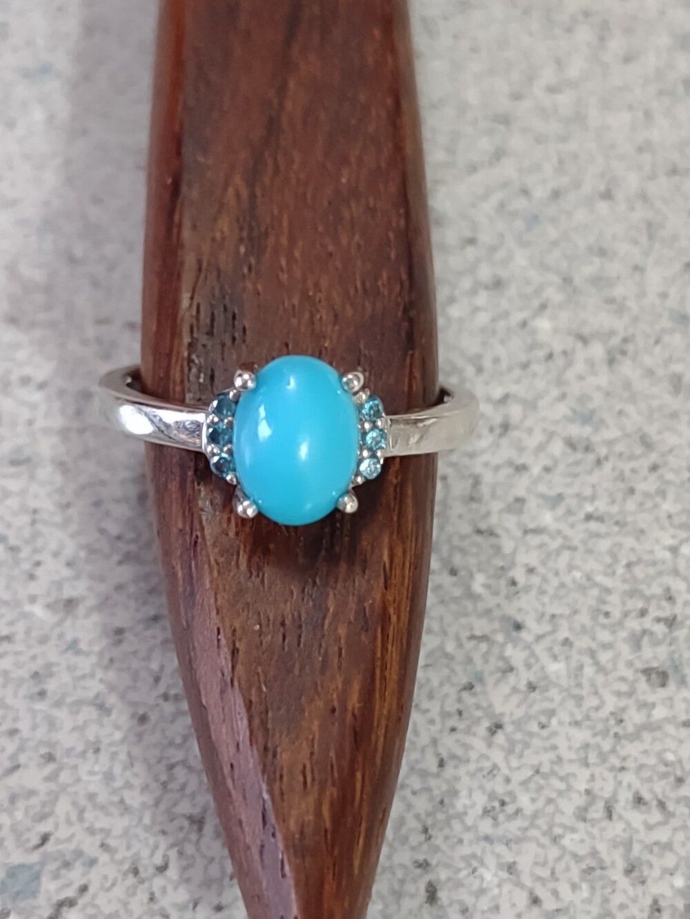 Lower Price!*Turquoise+Sterling Ring(6.5)